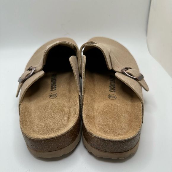 CUSHIONAIRE Women's Cork Footbed Clog 8 TAN - Picture 5 of 8